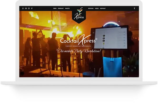 CocktailXpress_aus_Magedburg_ist_begeistert_von_der_modernen_Website_Vistenkarten_Flyer_Werbezelt_Logo_Eintrittskarten_und_Merchandise